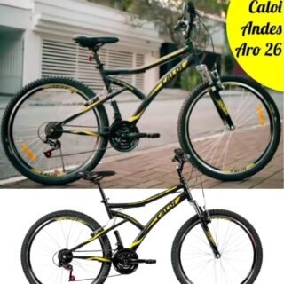 [PONTO] Bicicleta Caloi Andes Aro 26, 21 Marchas, Suspensão Dianteira