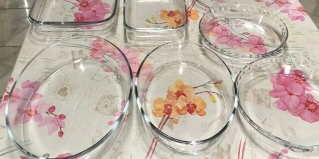 [CASAS BAHIA] Conjunto de Assadeiras Refratárias 10 Peças Marinex em Vidro Sodacal