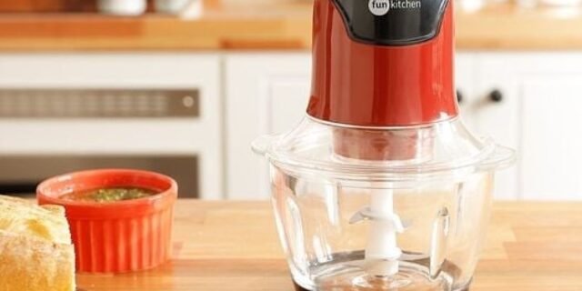 [SHOPTIME] Mini processador com Bowl de Vidro Fun Kitchen (2 Cores)