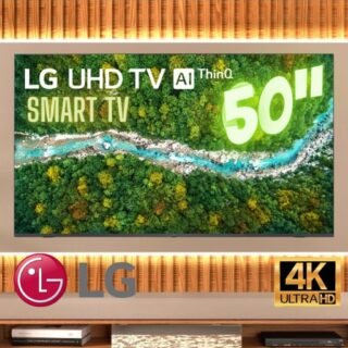 [CASAS BAHIA] Smart TV 50″ LG 4K UHD 50UP7750 WiFi, Bluetooth, HDR, Inteligência Artificial ThinQ, Google, Alexa e Smart Magic – 2021