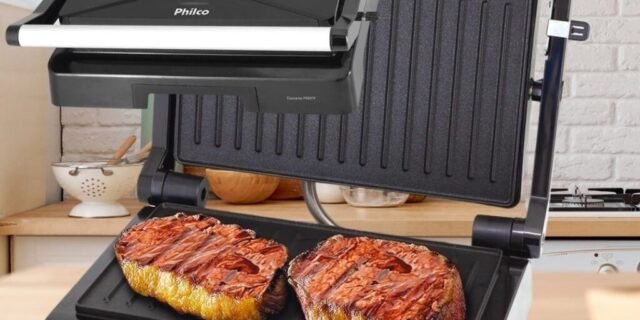 [AMERICANAS] Grill e Sanduicheira Philco Press Diamante PGR07P 1000w – 127V