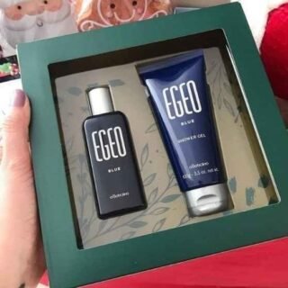 [O BOTICARIO] Kit Presente Egeo Blue: Desodorante Colônia 50ml + Shower Gel 100g
