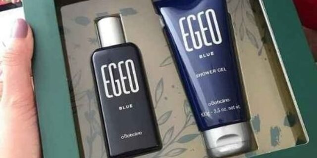 [O BOTICARIO] Kit Presente Egeo Blue: Desodorante Colônia 50ml + Shower Gel 100g