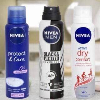 [MAGAZINE] Kit Desodorante Nivea – Aerossol Antitranspirante 150ml 6 Unidades (Várias Opções)