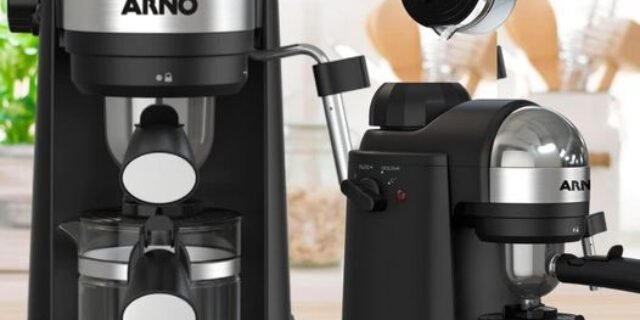 [CASAS BAHIA] Cafeteira Arno Mini Espresso Compacta – Inox