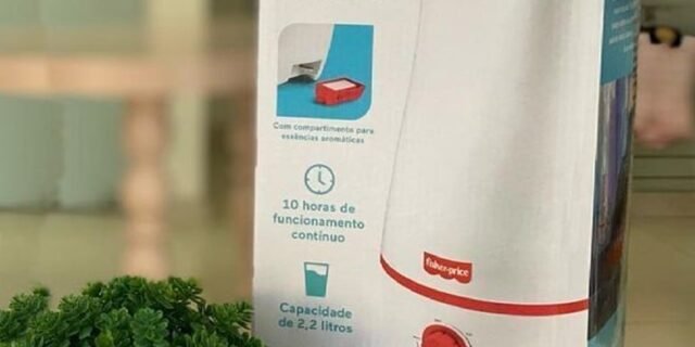 [CASAS BAHIA] Umidificador de Ar Ultrassônico Fisher Price 2,2 Litros