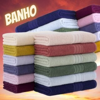 [SHOPTIME] Jogo de Toalha de Banho Sophia 5 Peças – Casa e Conforto By Buddemeyer