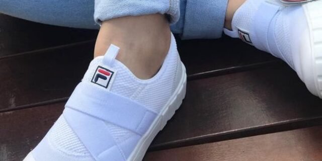 [NETSHOES] Tênis Fila Classic Court Adapter Feminino – Branco+Vermelho