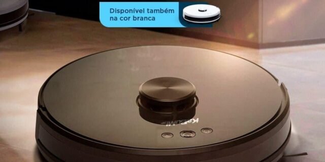 [MAGAZINE] Aspirador de Pó Robô KaBuM! Smart 700, Preto, Mapeamento IR 360º, Controle via Aplicativo, Google Assistant e Alexa – KBSF006