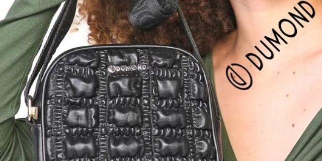 [DAFITI] Bolsa Dumond Matelassê Preta