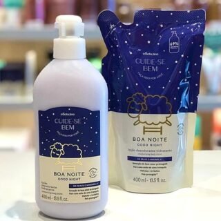 [O BOTICARIO] Combo Cuide-se Bem Boa Noite: Loção Desodorante Hidratante 400ml + Refil 400ml