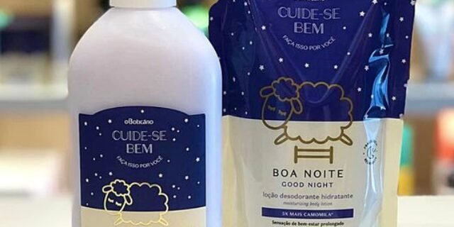 [O BOTICARIO] Combo Cuide-se Bem Boa Noite: Loção Desodorante Hidratante 400ml + Refil 400ml