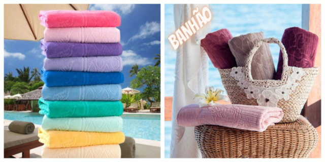 [SHOPTIME] Jogo De Banho Paraty 5 Peças – Casa & Conforto