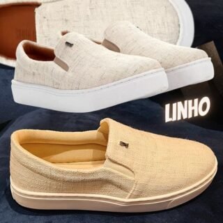[MAGAZINE] Tênis Santa Lolla Slip On Linho Feminino