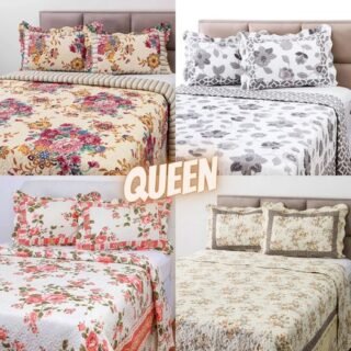 [SHOPTIME] Colcha Queen Boutis com 2 Porta Travesseiros – Casa & Conforto ( 5 opções )
