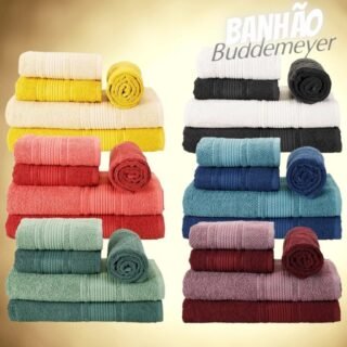 [SHOPTIME] Jogo De Toalhas Banhão Amazônia 5 Peças – Home Basics By Buddemeyer
