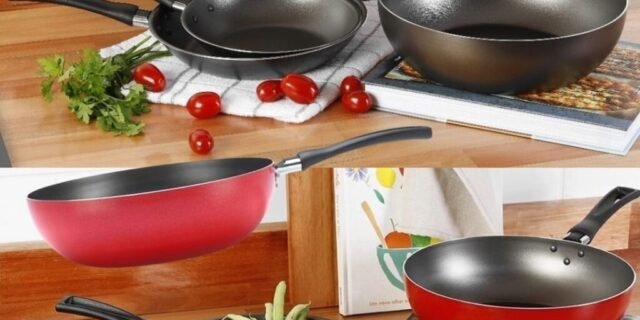 [SHOPTIME] Jogo de Frigideiras + Frigideira Wok Antiaderente La Cuisine 3 Peças
