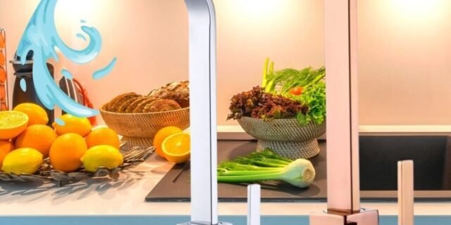 [MAGAZINE] Torneira de Mesa para Cozinha Monocomando Nell – Luxo YL-05 Bica Alta ( Prata ou Preta )