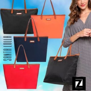 [ZATTINI] Bolsa Santa Lolla Tote Shopper Nylon Feminina