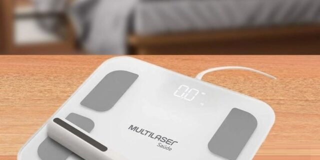 [CASAS BAHIA] Balança com Bioimpedância – Com Handle – BioHealth Pro – Multilaser Saúde – HC060