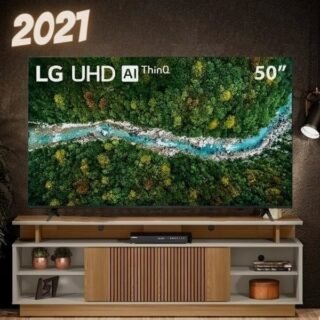 [CASAS BAHIA] Smart TV 50″ LG 4K UHD 50UP7750 WiFi, Bluetooth, HDR, Inteligência Artificial ThinQ, Google, Alexa e Smart Magic – 2021