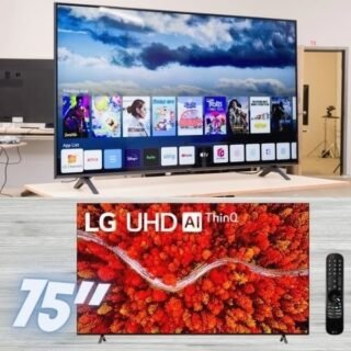 [CASA BAHIA] Smart TV 75″ LG 4K LED 75UP8050 WiFi, Bluetooth, HDR, Inteligência Artificial ThinQ, Google, Alexa e Smart Magic – 2021