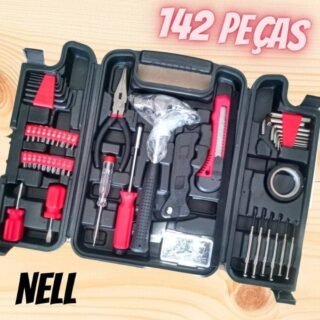 [MAGAZINE] Kit Ferramentas Nell 142 Peças XWT0142A