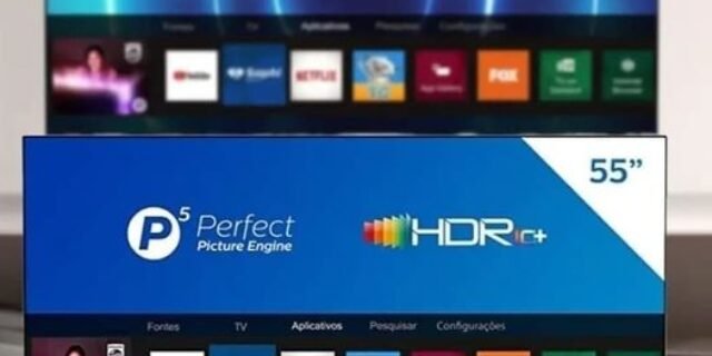 [PONTO] Smart TV LED 55″ UHD 4K Philips 55PUG7625/78 com HDR, Dolby Vision, Dolby Atmos, Wi-Fi, Quad Core, Bluetooth, Entradas HDMI e USB
