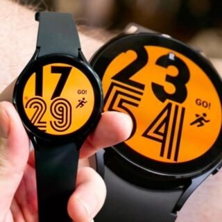 [CASAS BAHIA] Smartwatch Samsung Galaxy Watch4 BT 44mm Preto Tela Super AMOLED de 1.4″, Bluetooth, Wi-Fi, GPS, NFC e Sensor de Frequência Cardíaca Óptica