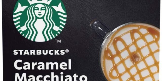 [AMAZON] Café em Cápsula, Starbucks, Nescafé, Dolce Gusto, Caramel Macchiato, 12 Cápsulas