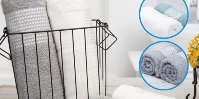 [MAGAZINE] Jogo de Toalhas Felpuda Tecelagem Atlântica Eireli – Sofisticata Luna Off White e Luar 5 Peças (4 Cores)