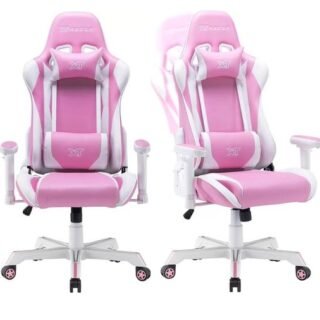 [MAGAZINE] Cadeira Gamer XT Racer Reclinável Giratória – Rosa e Branco Wind Series