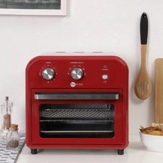 [SHOPTIME] Forno e Fritadeira sem Óleo Fun Kitchen 10L Vermelha