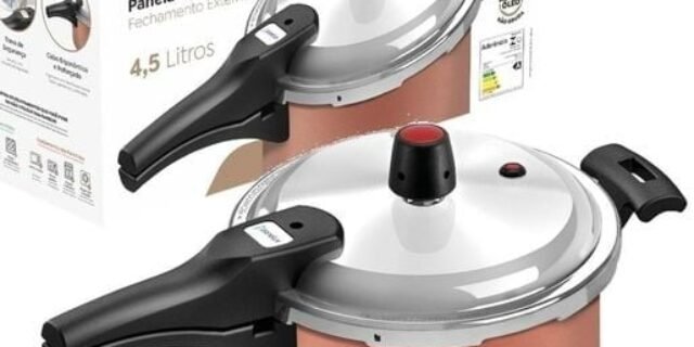 [SHOPTIME] Panela de Pressão Fechamento Externo 4,5L – Panelux ( 3 cores )