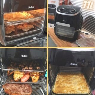 [SHOPTIME] Fritadeira Air Fry Oven Philco PFR2000P 11L Preta