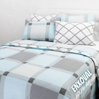 [SHOPTIME] Enxoval Cama Queen 7 Peças 100% Algodão – Casa e Conforto (4 Opções)