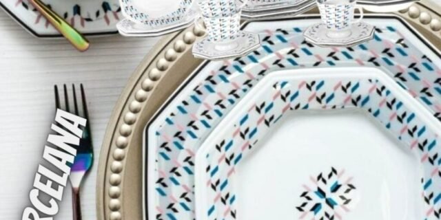 [MAGAZINE] Aparelho de Jantar 20 Peças Porcelana Schmidt – Octogonal Mantiqueira