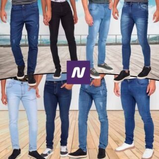 [NETSHOES] Calça Jeans Evidence, Grifle, Ecxo Masculina