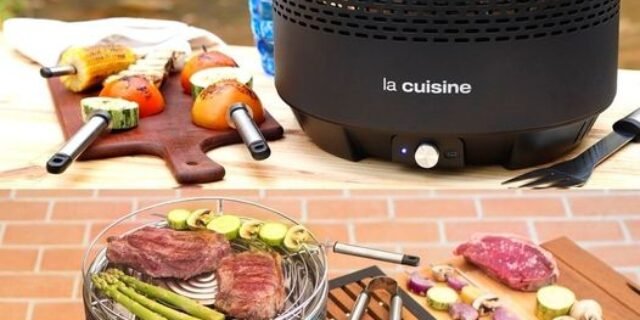 [SHOPTIME] Churrasqueira Portátil à carvão Compact Preta – La Cuisine