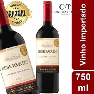 [AMAZON] Vinho Concha y Toro Reservado Cabernet Sauvignon 750ml