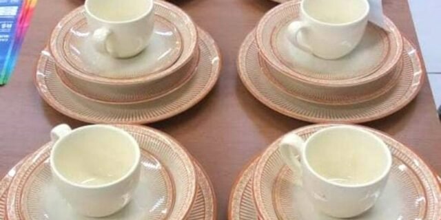 [MAGAZINE] Aparelho de Jantar Chá 30 Peças Haus Cerâmica – Bege Redondo Soho Roma