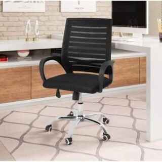 [MAGAZINE] Cadeira de Escritório Giratória Diretor DIR-001 – Preta AC Comercial