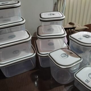 [AMAZON] Kit Potes de Plástico Hermético, 10 unidades, Electrolux