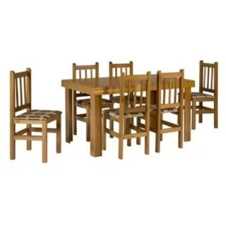 [MAGAZINE] Conjunto de Mesa com 6 Cadeiras Campo Cerejeira – Zamarchi