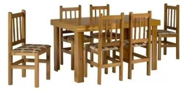 [MAGAZINE] Conjunto de Mesa com 6 Cadeiras Campo Cerejeira – Zamarchi