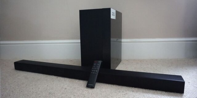 [AMERICANAS] Soundbar Samsung HW-A455 com 2.1 Canais Potência de 300W RMS Bluetooth e Subwoofer sem Fio