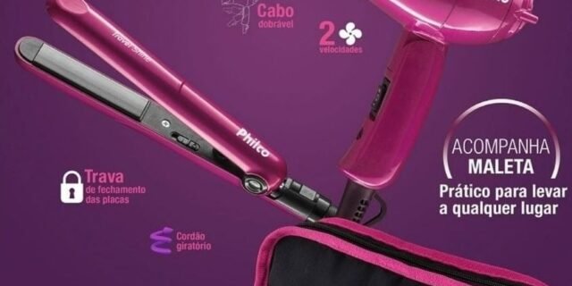 [MAGAZINE] Kit Secador e Chapinha de Viagem – Philco Travel Shine