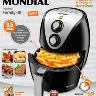 [MAGAZINE] Fritadeira Elétrica sem Óleo/Air Fryer Mondial – Family-IV AF-30I Preta 3,5L com Timer