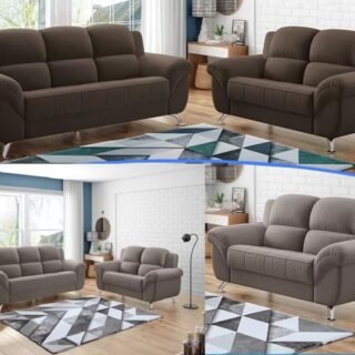 [MAGAZINE] Conjunto de Sofás 2 e 3 Lugares Marselha – Linoforte