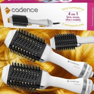 [SHOPTIME] Escova Secadora Cadence Sublime 4×1 Branca SÓ 110V